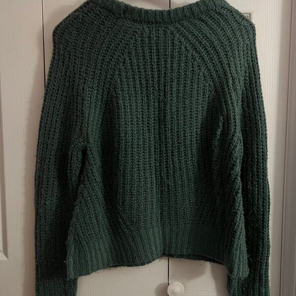 A New Day Green Textured Knit Sweater - Picture 4 of 7